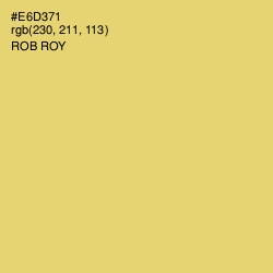 #E6D371 - Rob Roy Color Image
